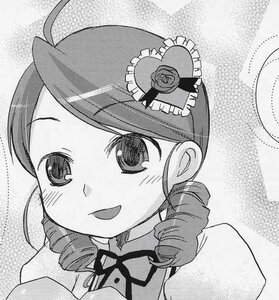 Rating: Safe Score: 0 Tags: 1girl :d blush bow drill_hair flower frills greyscale image kanaria looking_at_viewer monochrome open_mouth ribbon rose smile solo twin_drills User: admin