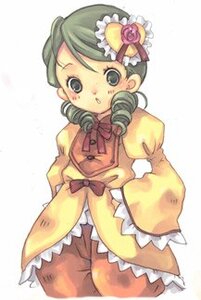 Rating: Safe Score: 0 Tags: 1girl :o bow dress drill_hair frills green_hair image juliet_sleeves kanaria long_sleeves puffy_sleeves simple_background solo standing twin_drills white_background yellow_dress User: admin