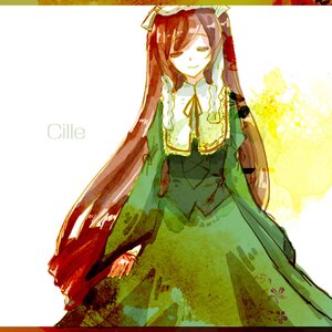 Rating: Safe Score: 0 Tags: 1girl auto_tagged brown_hair closed_eyes dress frills green_dress image long_hair long_sleeves ribbon smile solo suiseiseki very_long_hair User: admin