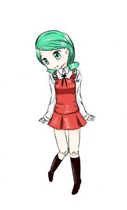 Rating: Safe Score: 0 Tags: 1girl black_footwear boots collared_shirt full_body green_eyes green_hair image kanaria long_hair long_sleeves low_twintails shirt simple_background skirt solo standing twintails white_background white_shirt User: admin