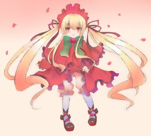 Rating: Safe Score: 0 Tags: 1girl bad_id bad_pixiv_id blonde_hair bloomers blush bonnet bow dress flower hair_ribbon image long_hair petals red_eyes ribbon rose rozen_maiden shinku solo striped tetsuo twintails underwear very_long_hair User: admin