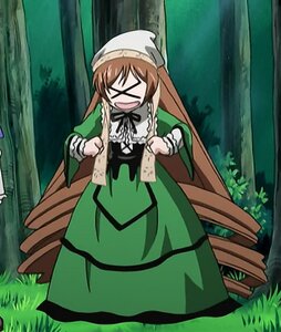 Rating: Safe Score: 0 Tags: 1girl >_< brown_hair closed_eyes dress forest grass image long_hair long_sleeves nature open_mouth outdoors solo suiseiseki very_long_hair User: admin