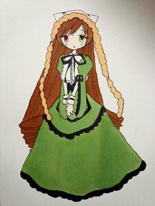 Rating: Safe Score: 0 Tags: 1girl brown_hair dress full_body green_dress green_eyes head_scarf heterochromia image long_hair long_sleeves looking_at_viewer red_eyes solo suiseiseki very_long_hair User: admin