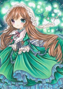 Rating: Safe Score: 0 Tags: 1girl brown_hair dress drill_hair frills green_dress hat heterochromia image lolita_fashion long_hair long_sleeves looking_at_viewer marker_(medium) red_eyes ribbon smile solo suiseiseki traditional_media very_long_hair User: admin