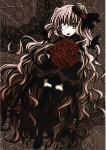 Rating: Safe Score: 0 Tags: 1girl crown flower image kirakishou long_hair red_flower red_rose rose solo thighhighs thorns tongue tongue_out very_long_hair wavy_hair yellow_eyes User: admin