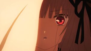 Rating: Safe Score: 0 Tags: 1girl bangs black_ribbon brown_hair close-up eyebrows_visible_through_hair face hair_ribbon image looking_at_viewer red_eyes ribbon solo suigintou User: admin