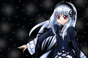 Rating: Safe Score: 0 Tags: 1girl bangs black_dress black_ribbon dress dutch_angle expressionless flower frills hairband image juliet_sleeves lolita_hairband long_hair long_sleeves looking_at_viewer puffy_sleeves red_eyes ribbon silver_hair snowing solo suigintou very_long_hair wings User: admin
