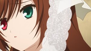 Rating: Safe Score: 0 Tags: 1girl blush brown_hair close-up face green_eyes image looking_at_viewer open_mouth solo suiseiseki User: admin