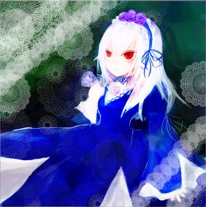 Rating: Safe Score: 0 Tags: 1girl detached_collar dress flower frills hairband image long_hair long_sleeves looking_at_viewer puffy_sleeves red_eyes ribbon rose solo suigintou wings User: admin