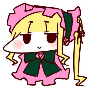Rating: Safe Score: 0 Tags: 1girl bangs blonde_hair chibi dress full_body hat image long_hair looking_at_viewer shinku simple_background solid_oval_eyes solo v-shaped_eyebrows white_background User: admin