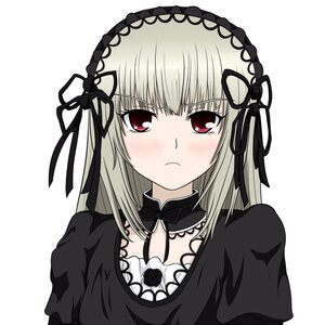 Rating: Safe Score: 3 Tags: 1girl black_dress black_ribbon blush closed_mouth dress eyebrows_visible_through_hair frown hair_ribbon hairband image juliet_sleeves long_hair looking_at_viewer puffy_short_sleeves puffy_sleeves red_eyes ribbon silver_hair simple_background solo suigintou upper_body white_background User: admin