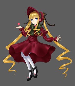 Rating: Safe Score: 0 Tags: 1girl black_footwear blonde_hair blue_eyes bonnet bow bowtie dress drill_hair flower full_body green_bow grey_background image long_hair long_sleeves looking_at_viewer pantyhose red_dress shinku shoes simple_background solo standing twin_drills twintails very_long_hair white_legwear User: admin