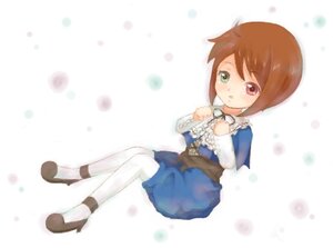 Rating: Safe Score: 0 Tags: 1boy :o blush brown_hair dress frills full_body green_eyes heterochromia image long_sleeves looking_at_viewer pantyhose red_eyes shoes short_hair sitting solo souseiseki striped striped_background vertical_stripes white_legwear User: admin
