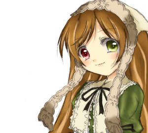 Rating: Safe Score: 0 Tags: 1girl blush braid brown_hair dress frills green_dress green_eyes hat heterochromia image long_hair looking_at_viewer red_eyes simple_background smile solo suiseiseki upper_body white_background User: admin