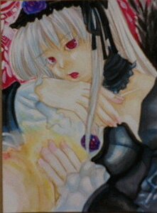Rating: Safe Score: 0 Tags: 1girl choker close-up frills image lips red_eyes red_lips solo suigintou white_hair User: admin