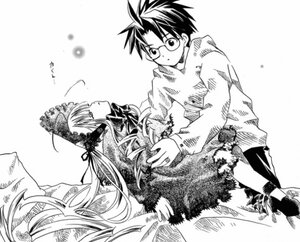 Rating: Safe Score: 0 Tags: 1boy 1girl auto_tagged bonnet dress drill_hair glasses grass greyscale image long_hair long_sleeves monochrome shinku sitting solo very_long_hair User: admin