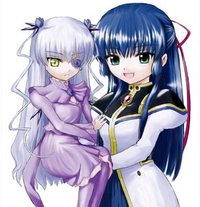 Rating: Safe Score: 0 Tags: 2girls :d barasuishou blue_hair brooch crossover doll dress eyepatch galaxy_angel gotou_saori green_eyes hair_ribbon half_updo image imageboard_desourced karasuma_chitose long_hair long_sleeves looking_at_viewer military military_uniform multiple_girls non-web_source nyama open_mouth pantyhose purple_dress ribbon rozen_maiden silver_hair simple_background skirt smile solo standing two_side_up uniform very_long_hair voice_actor_connection white_background white_dress white_hair yellow_eyes User: admin