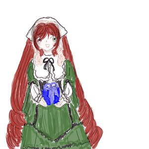 Rating: Safe Score: 0 Tags: 1girl dress drill_hair frills green_dress green_eyes heterochromia image lolita_fashion long_hair long_sleeves looking_at_viewer open_mouth red_eyes simple_background smile solo suiseiseki twin_drills very_long_hair User: admin