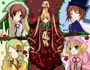 Rating: Safe Score: 0 Tags: blonde_hair blue_eyes blush bow brown_hair closed_eyes dress drill_hair flower green_dress green_eyes hat head_scarf heterochromia hina_ichigo image long_hair long_sleeves looking_at_viewer multiple multiple_girls one_eye_closed open_mouth pink_bow red_flower red_rose rose shinku siblings sisters smile souseiseki suigintou suiseiseki tagme twin_drills twins twintails very_long_hair watering_can User: admin