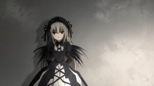 Rating: Safe Score: 0 Tags: 1girl bangs black_dress black_ribbon black_wings dress hairband image juliet_sleeves long_hair long_sleeves looking_at_viewer puffy_sleeves red_eyes ribbon rose silver_hair solo suigintou wings User: admin