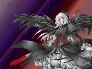 Rating: Safe Score: 0 Tags: 1girl black_dress black_wings dress frills hairband image long_hair long_sleeves looking_at_viewer red_eyes solo suigintou wings User: admin