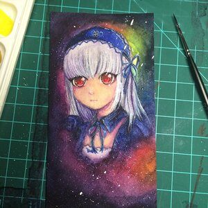 Rating: Safe Score: 0 Tags: 1girl altera_(fate) choker hairband image looking_at_viewer neck_ribbon night_sky red_eyes ribbon shooting_star sky solo space star_(sky) starry_sky suigintou veil User: admin