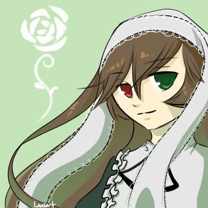 Rating: Safe Score: 0 Tags: 1girl bangs brown_hair closed_mouth dress frills green_background green_dress green_eyes head_scarf heterochromia image long_hair long_sleeves looking_at_viewer red_eyes simple_background smile solo souseiseki suiseiseki upper_body User: admin