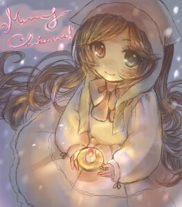 Rating: Safe Score: 0 Tags: 1girl bow brown_hair capelet dress hat image long_hair long_sleeves looking_at_viewer sketch smile solo suiseiseki User: admin