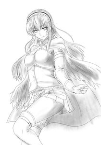 Rating: Safe Score: 0 Tags: 1girl breasts feathered_wings gloves greyscale hairband image long_hair long_sleeves looking_at_viewer monochrome skirt smile solo striped suigintou thighhighs wings zettai_ryouiki User: admin