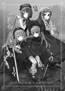 Rating: Safe Score: 0 Tags: 4girls blush dress frills greyscale hairband hat image long_hair long_sleeves looking_at_viewer monochrome multiple multiple_girls shinku short_hair siblings sisters souseiseki suigintou suiseiseki tagme twins weapon wings User: admin