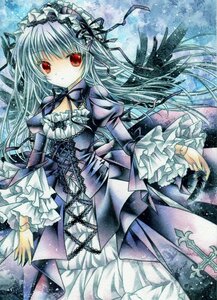 Rating: Safe Score: 0 Tags: 1girl acrylic_paint_(medium) bad_id bad_pixiv_id colored_pencil_(medium) doll_joints dress flower frills gothic_lolita hairband image joints lolita_fashion lolita_hairband long_hair long_sleeves looking_at_viewer marker_(medium) millipen_(medium) painting_(medium) pastel_(medium) photoshop_(medium) puu_(kari---ume) red_eyes ribbon rose rozen_maiden silver_hair solo suigintou traditional_media watercolor_(medium) wings User: admin