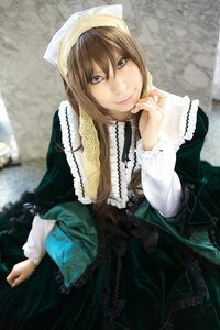 Rating: Safe Score: 0 Tags: 1girl 3d blurry brown_eyes brown_hair depth_of_field dress lips lolita_fashion long_sleeves looking_at_viewer outdoors smile solo suiseiseki User: admin