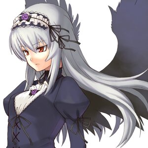 Rating: Safe Score: 0 Tags: 1girl bad_id bad_pixiv_id black_wings cross-laced_clothes detached_collar dress flower frills gothic hairband image jingai_modoki juliet_sleeves lolita_hairband long_hair long_sleeves lowres puffy_sleeves red_eyes ribbon rose rozen_maiden silver_hair simple_background solo suigintou upper_body white_background wings User: admin