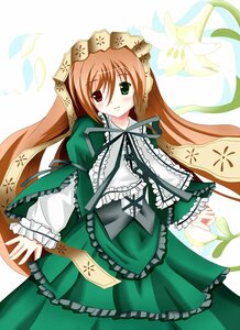 Rating: Safe Score: 0 Tags: 1girl blush brown_hair dress frills green_dress green_eyes heterochromia image long_hair long_sleeves looking_at_viewer red_eyes solo suiseiseki twintails User: admin