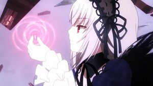 Rating: Safe Score: 0 Tags: 1girl auto_tagged bangs black_ribbon black_wings closed_mouth dress feathered_wings flower frilled_sleeves frills hairband image long_hair long_sleeves profile red_eyes ribbon rose silver_hair smile solo suigintou wings User: admin