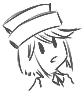 Rating: Safe Score: 0 Tags: 1girl blush greyscale hat image monochrome solo souseiseki striped User: admin