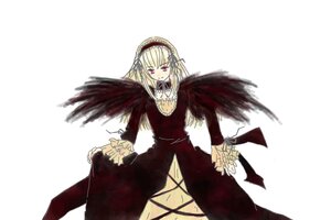 Rating: Safe Score: 0 Tags: 1girl black_dress black_wings blonde_hair dress frills hairband image long_hair long_sleeves looking_at_viewer red_eyes simple_background solo standing suigintou white_background wings User: admin