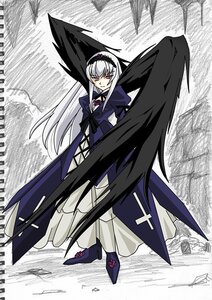 Rating: Safe Score: 0 Tags: 1girl auto_tagged black_wings dress frills full_body hairband image juliet_sleeves long_hair long_sleeves looking_at_viewer puffy_sleeves solo suigintou very_long_hair wings User: admin