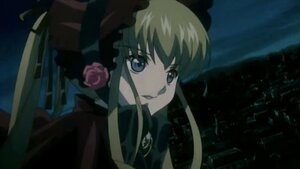 Rating: Safe Score: 0 Tags: 1girl bangs blonde_hair blue_eyes bonnet flower image long_hair looking_at_viewer rose shinku sidelocks solo upper_body User: admin