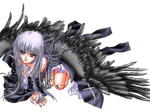 Rating: Safe Score: 0 Tags: 1girl bangs black_wings feathered_wings feathers full_body image long_hair looking_at_viewer red_eyes simple_background solo striped suigintou vertical_stripes very_long_hair white_background wings User: admin