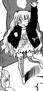 Rating: Safe Score: 0 Tags: 2girls boots cross-laced_footwear dress greyscale lace-up_boots long_hair long_sleeves monochrome multiple_girls one_eye_closed open_mouth standing very_long_hair User: admin