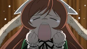 Rating: Safe Score: 0 Tags: 1girl >_< brown_hair closed_eyes fangs image long_hair open_mouth smile solo suiseiseki yawning User: admin