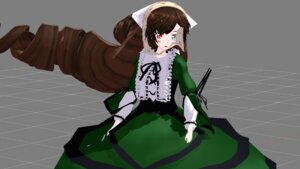 Rating: Safe Score: 0 Tags: 1girl brown_hair dress frills green_dress heterochromia image long_sleeves looking_at_viewer red_eyes short_hair solo suiseiseki transparent_background User: admin