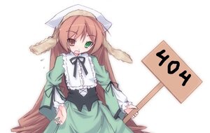 Rating: Safe Score: 0 Tags: 1girl :d brown_hair dress drill_hair frills green_dress green_eyes hat head_scarf heterochromia image kuroba_u lolita_fashion long_hair long_sleeves looking_at_viewer open_mouth red_eyes ribbon rozen_maiden simple_background smile solo suiseiseki twin_drills twintails very_long_hair white_background User: admin