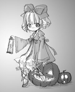 Rating: Safe Score: 0 Tags: 1girl bow dress drill_hair full_body greyscale hair_bow hina_ichigo hinaichigo image long_sleeves looking_at_viewer monochrome short_hair sketch smile solo standing User: admin