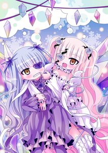 Rating: Safe Score: 0 Tags: 2girls barasuishou blush dress eyepatch flower frills hair_flower image kirakishou long_hair multiple_girls open_mouth pair pink_hair rose silver_hair smile thighhighs twintails two_side_up very_long_hair white_flower white_rose yellow_eyes User: admin