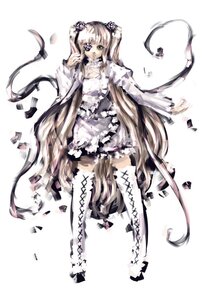 Rating: Safe Score: 0 Tags: 1girl boots cross-laced_footwear dress feathers flower frills full_body hair_flower hair_ornament image kirakishou lolita_fashion long_hair solo striped thigh_boots thighhighs very_long_hair User: admin