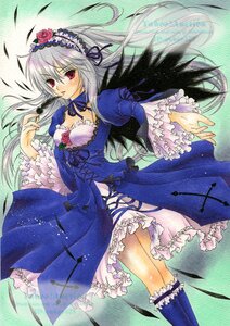 Rating: Safe Score: 0 Tags: 1girl breasts dress flower frills hairband image lolita_fashion long_hair long_sleeves marker_(medium) red_eyes rose silver_hair solo suigintou traditional_media watercolor_(medium) wings User: admin