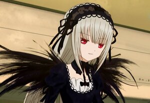 Rating: Safe Score: 0 Tags: 1girl bangs black_dress black_wings closed_mouth dress frills hairband image long_hair long_sleeves looking_at_viewer red_eyes silver_hair solo suigintou upper_body wings User: admin