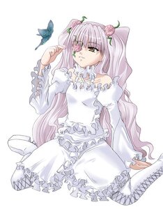 Rating: Safe Score: 0 Tags: 1girl artist_request boots bug butterfly dress eyepatch flower flower_eyepatch frills hair_flower hair_ornament image insect kirakishou long_hair long_sleeves rose rozen_maiden sitting solo striped very_long_hair wariza yellow_eyes User: admin